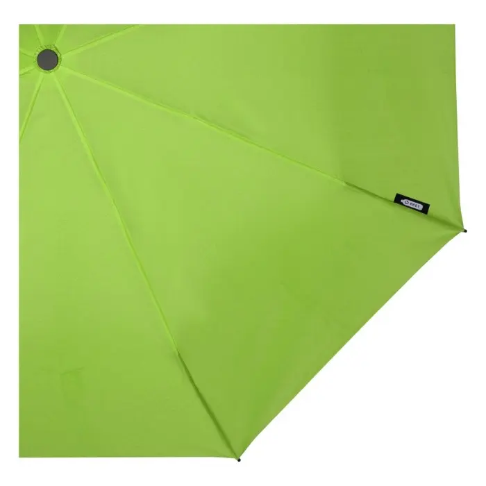 Paraguas plegable de 21" de PET reciclado resistente al viento Poliéster de tafetán de tereftalato de polietileno reciclado - Tiri miniatura 5