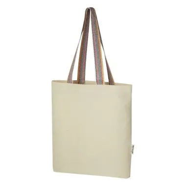 Bolsa Tote de algodón reciclado de 180 g/m² de 5 l Algodón reciclado Poliéster reciclado, 180 g/m2 - Zige