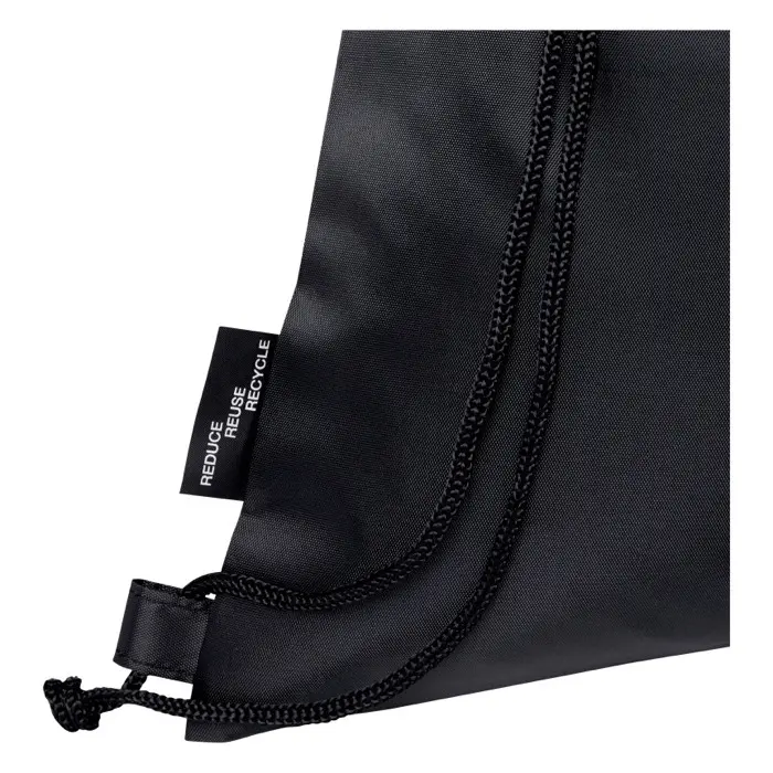 Bolsa con cordón plegable reciclada de 7L 210D Poliéster PET reciclado - Hena miniatura 6