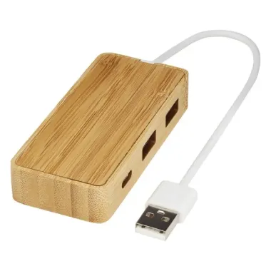 Hub USB de bambú Madera de bambú - Taro