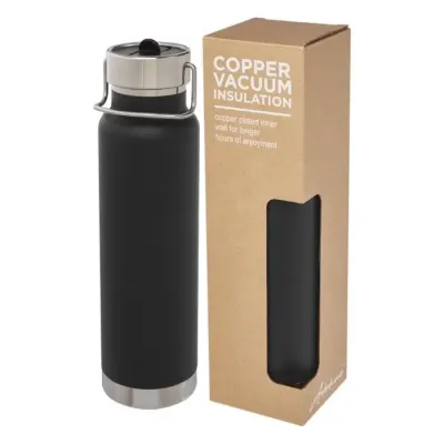 Bidón deportivo de 750 ml con aislamiento al vacío de cobre Acero inoxidable, Plástico PP - Wibi