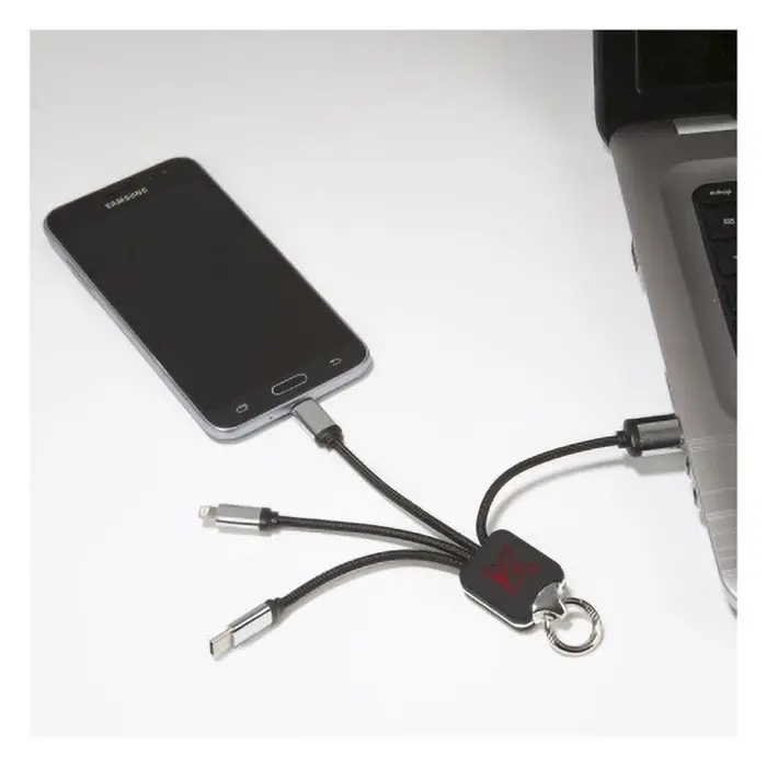 SCX.design C15 quatro light-up cable retroiluminado Plástico PET reciclado, Metal, Caucho - Guxi miniatura 3