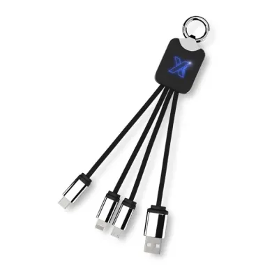 SCX.design C15 quatro light-up cable retroiluminado Plástico PET reciclado, Metal, Caucho - Guxi