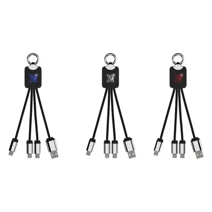 SCX.design C15 quatro light-up cable retroiluminado Plástico PET reciclado, Metal, Caucho - Guxi miniatura 4