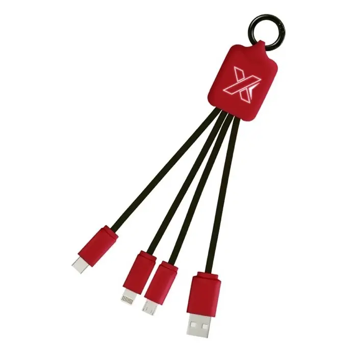 SCX.design C15 quatro light-up cable retroiluminado Plástico PET reciclado, Metal, Caucho - Guxi miniatura 1