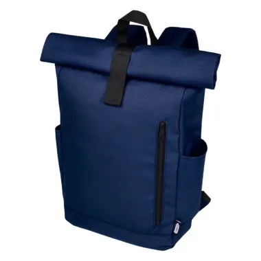 Mochila enrollable de 15,6" GRS RPET de 18 L 600D Poliéster reciclado con certificado GRS - Esyi