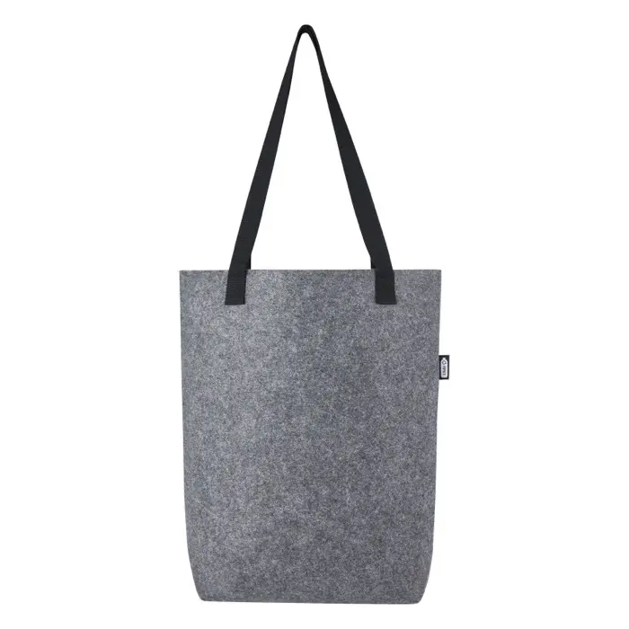 Bolsa Tote de fieltro reciclado GRS con fondo ancho de 12 L Poliéster reciclado con certificado GRS - Ximi miniatura 2