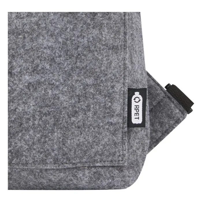 Bolsa para bicicleta enrollable de fieltro reciclado GRS de 13 L Poliéster reciclado con certificado GRS - Tiro miniatura 5