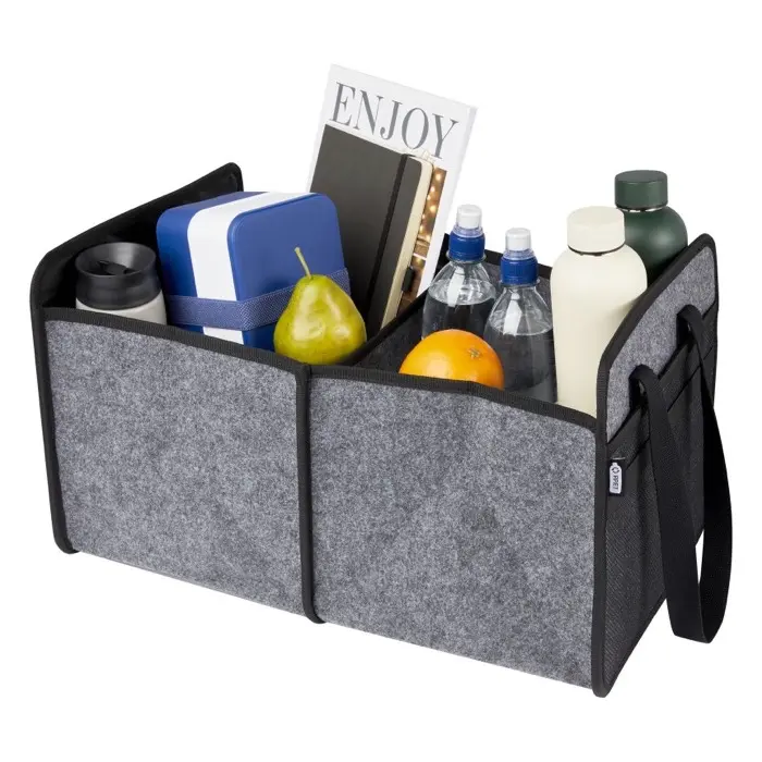Organizador de coche plegable de fieltro reciclado GRS Poliéster reciclado con certificado GRS - Veju miniatura 3