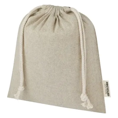 Bolsa de regalo mediana de 1,5 l de algodón reciclado GRS de 150 g/m² Algodón reciclado Poliéster reciclado - Xomo