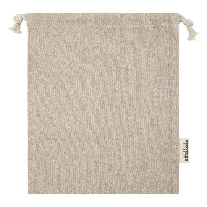 Bolsa de regalo mediana de 1,5 l de algodón reciclado GRS de 150 g/m² Algodón reciclado Poliéster reciclado - Xomo miniatura 4