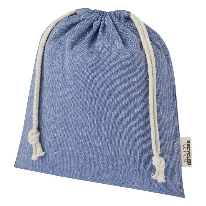 Bolsa de regalo mediana de 1,5 l de algodón reciclado GRS de 150 g/m² Algodón reciclado Poliéster reciclado - Xomo miniatura 1