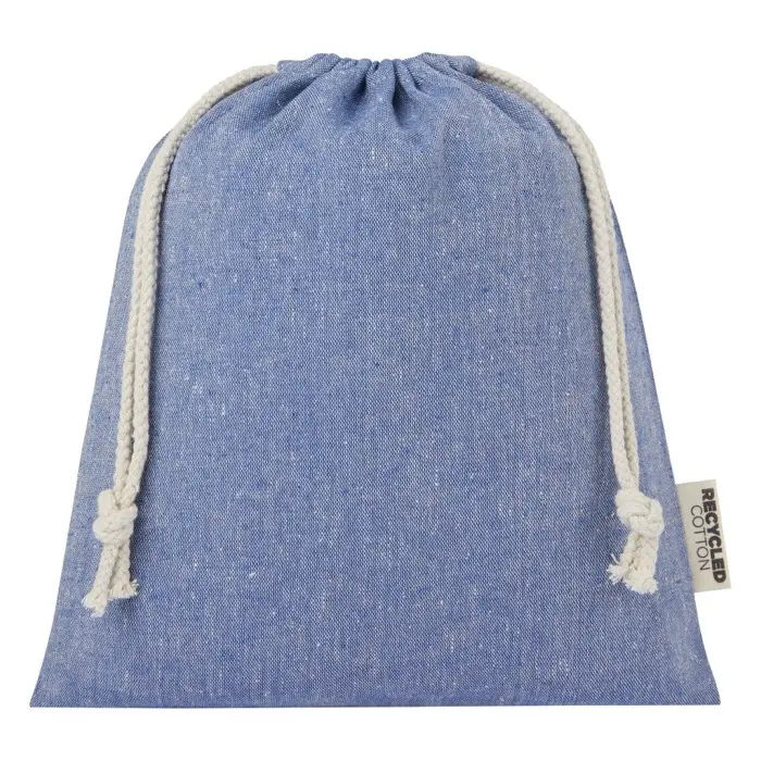 Bolsa de regalo mediana de 1,5 l de algodón reciclado GRS de 150 g/m² Algodón reciclado Poliéster reciclado - Xomo miniatura 2