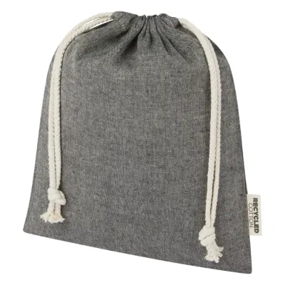 Bolsa de regalo mediana de 1,5 l de algodón reciclado GRS de 150 g/m² Algodón reciclado Poliéster reciclado - Xomo