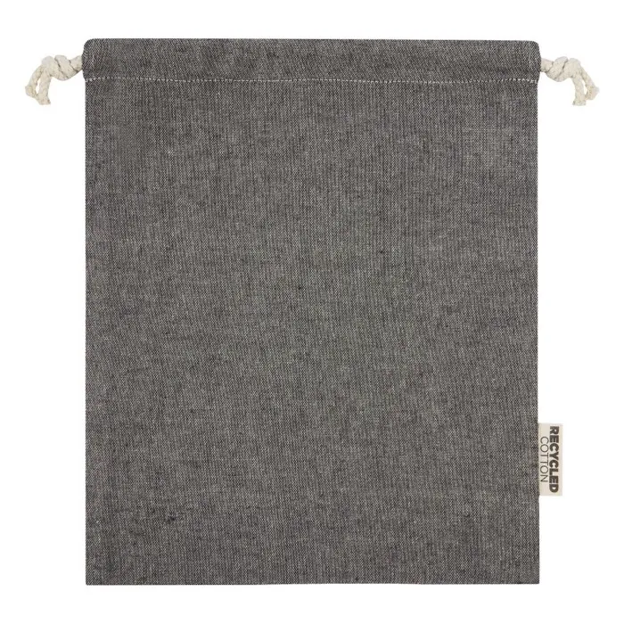 Bolsa de regalo mediana de 1,5 l de algodón reciclado GRS de 150 g/m² Algodón reciclado Poliéster reciclado - Xomo miniatura 4