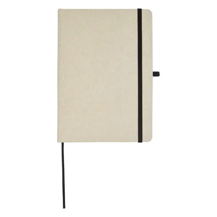 Libreta de tapa dura de algodón orgánico Algodón orgánico Poliéster, Papel reciclado - Qusa miniatura 2