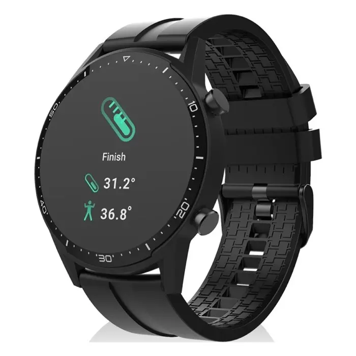 Reloj inteligente Plástico, Simil piel de plástico PU, Metal - Ceso miniatura 1