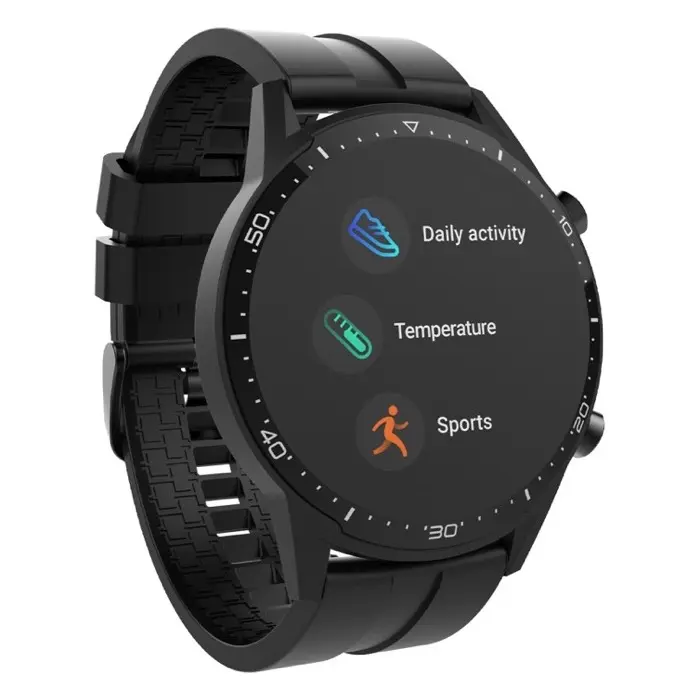 Reloj inteligente Plástico, Simil piel de plástico PU, Metal - Ceso miniatura 4