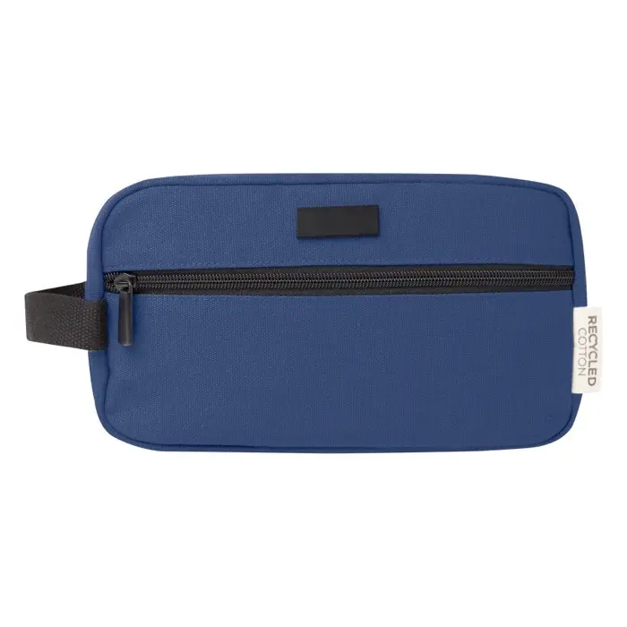 Neceser de viaje de lona reciclada GRS 3,5L 80% Algodón reciclado certificado GRS, 20% Algodón, 330 g/m2 - Ruya miniatura 2