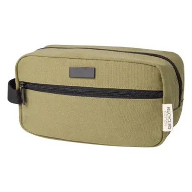 Neceser de viaje de lona reciclada GRS 3,5L 80% Algodón reciclado certificado GRS, 20% Algodón, 330 g/m2 - Ruya
