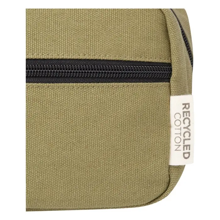 Neceser de viaje de lona reciclada GRS 3,5L 80% Algodón reciclado certificado GRS, 20% Algodón, 330 g/m2 - Ruya miniatura 4