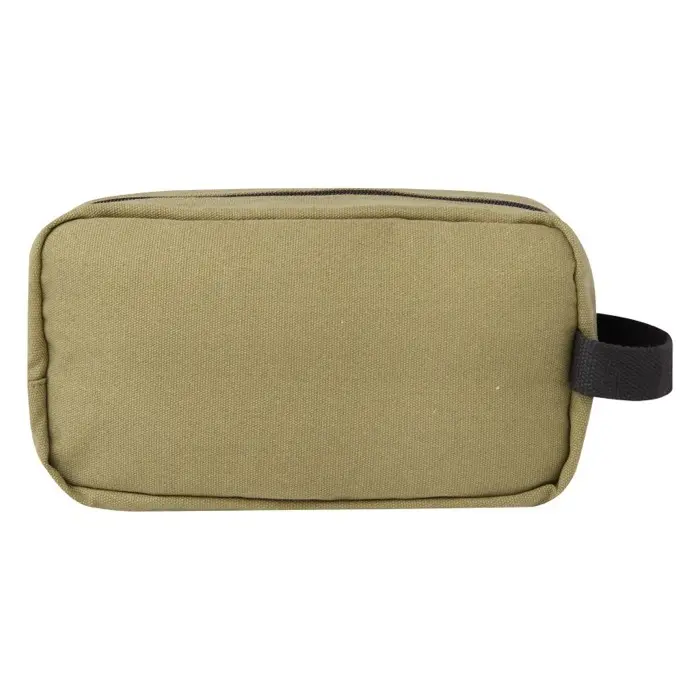 Neceser de viaje de lona reciclada GRS 3,5L 80% Algodón reciclado certificado GRS, 20% Algodón, 330 g/m2 - Ruya miniatura 5