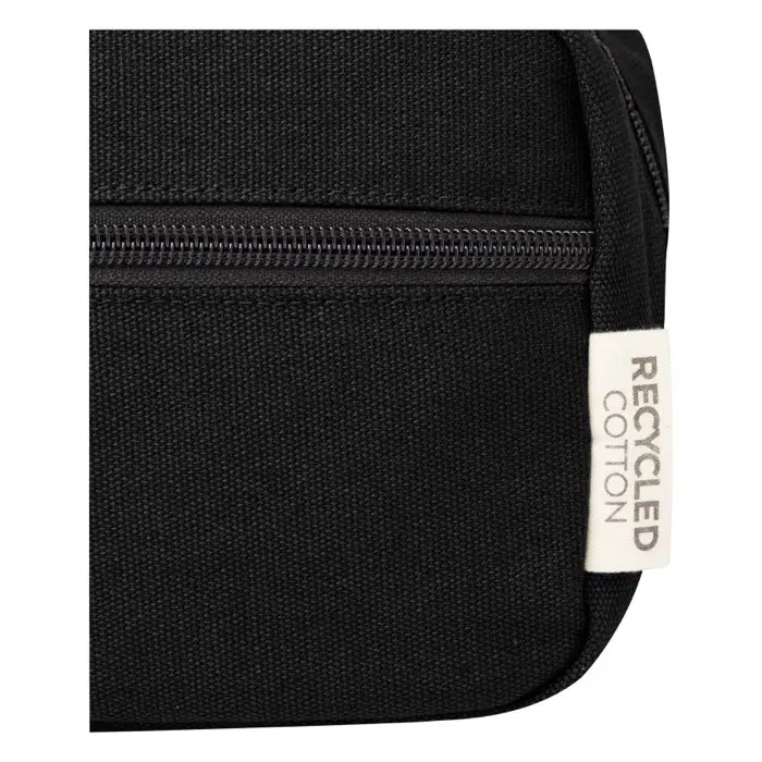 Neceser de viaje de lona reciclada GRS 3,5L 80% Algodón reciclado certificado GRS, 20% Algodón, 330 g/m2 - Ruya miniatura 4