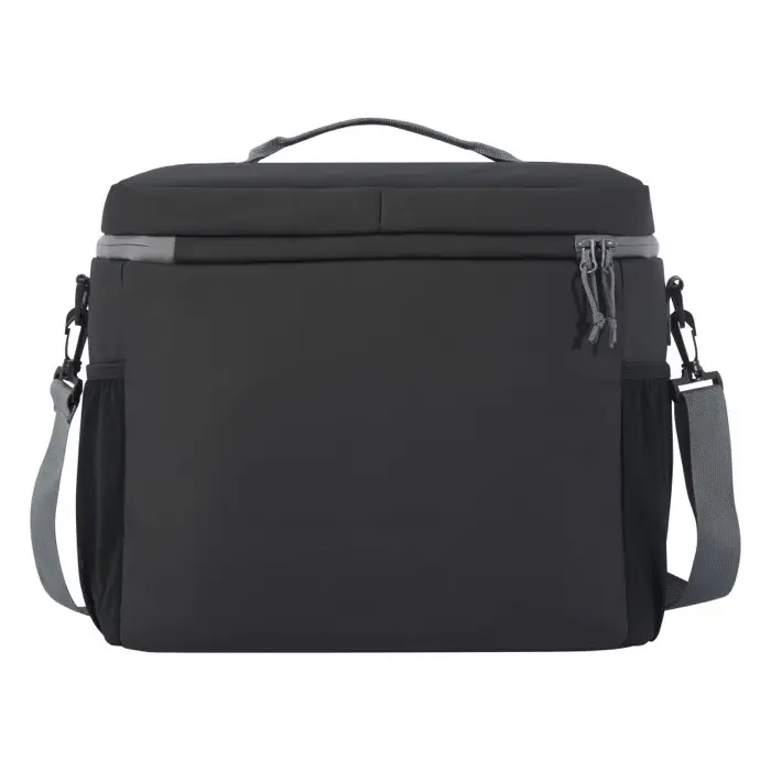 Bolsa isotérmica de 22 l para 20 latas de material reciclado GRS resistente al agua 600D Poliéster reciclado con certificado GRS - Bedo miniatura 8