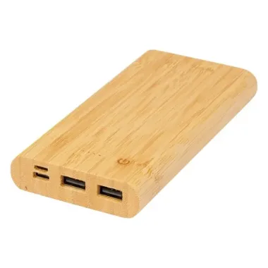 Batería externa de 10,000 mAh de bambú Madera de bambú - Higu