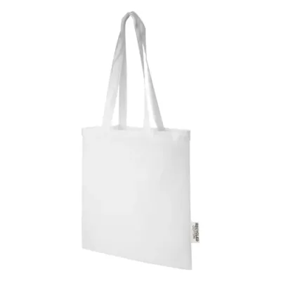 Bolsa Tote de algodón reciclado GRS de 140 g/m2 de 7 L Algodón reciclado certificado GRS, 140 g/m2 - Lawa