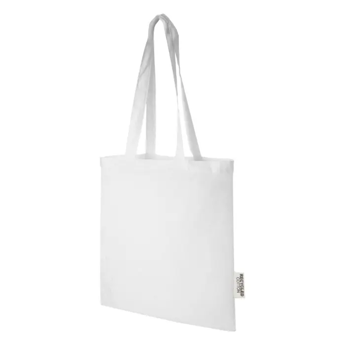 Bolsa Tote de algodón reciclado GRS de 140 g/m2 de 7 L Algodón reciclado certificado GRS, 140 g/m2 - Lawa miniatura 1