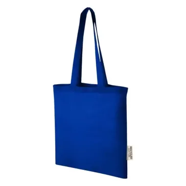 Bolsa Tote de algodón reciclado GRS de 140 g/m2 de 7 L Algodón reciclado certificado GRS, 140 g/m2 - Lawa