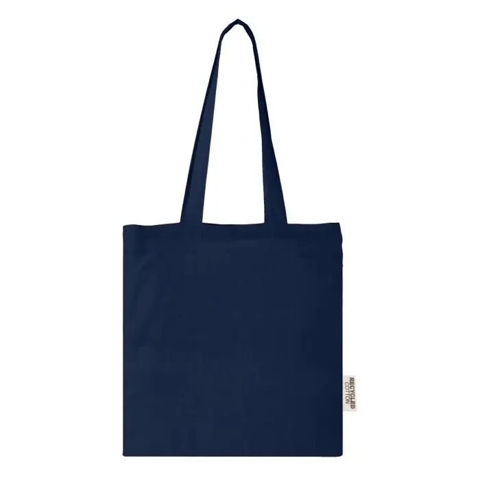 Bolsa Tote de algodón reciclado GRS de 140 g/m2 de 7 L Algodón reciclado certificado GRS, 140 g/m2 - Lawa miniatura 2