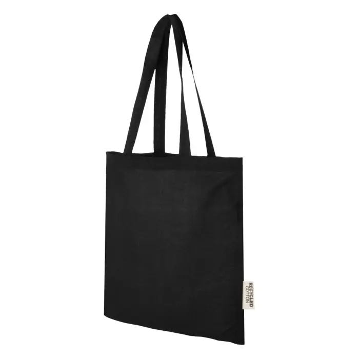 Bolsa Tote de algodón reciclado GRS de 140 g/m2 de 7 L Algodón reciclado certificado GRS, 140 g/m2 - Lawa miniatura 1