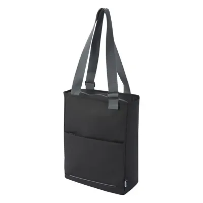 Bolsa Tote para portátil de 14" de material reciclado GRS resistente al agua de 14 l 600D Poliéster reciclado con certificado GRS - Yeme