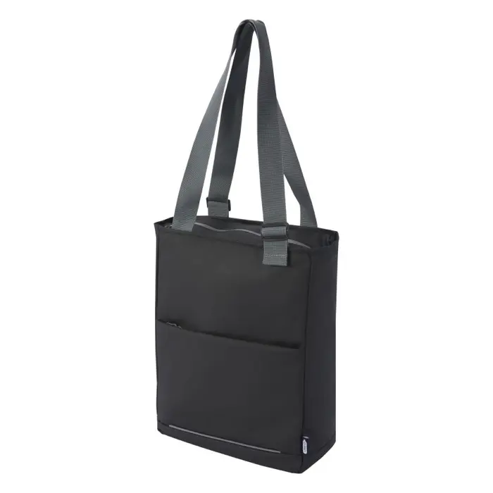 Bolsa Tote para portátil de 14" de material reciclado GRS resistente al agua de 14 l 600D Poliéster reciclado con certificado GRS - Yeme miniatura 1