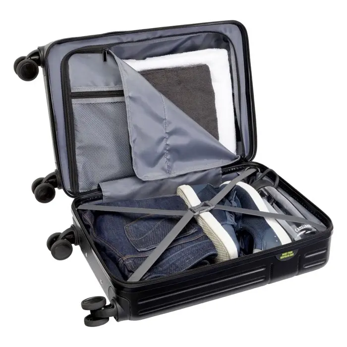 Trolley de cabina en material reciclado GRS de 20" y 40 L ABS reciclado certificado GRS - Kozi miniatura 3