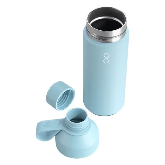 Botella de agua con aislamiento al vacío de 500 ml 70% Acero inoxidable reciclado, 10% Plástico PET, 10% Plástico PET reciclado, 10% Plástico - Qepe miniatura 4