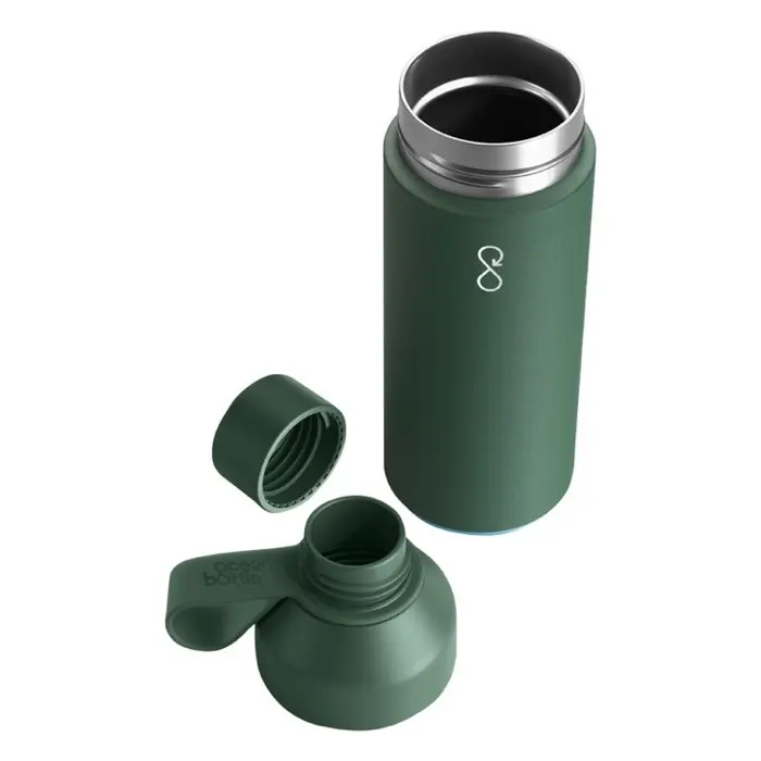 Botella de agua con aislamiento al vacío de 500 ml 70% Acero inoxidable reciclado, 10% Plástico PET, 10% Plástico PET reciclado, 10% Plástico - Qepe miniatura 4