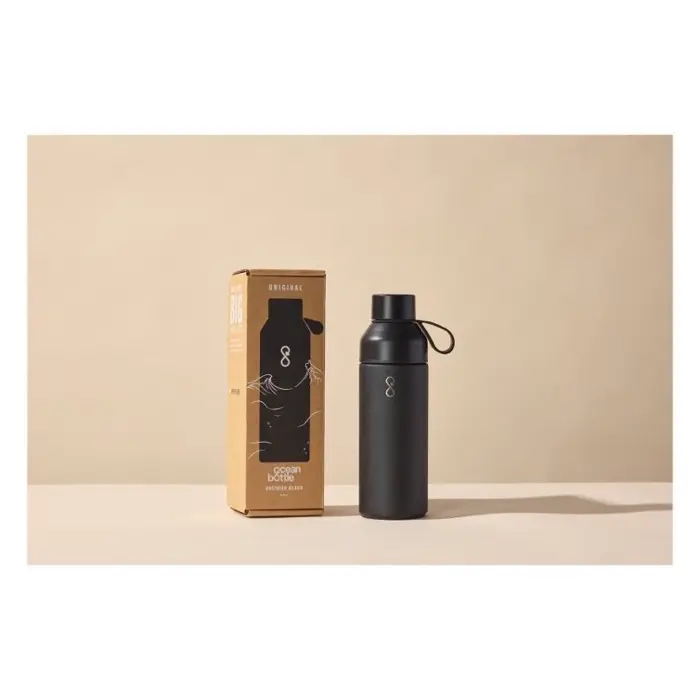 Botella de agua con aislamiento al vacío de 500 ml 70% Acero inoxidable reciclado, 10% Plástico PET, 10% Plástico PET reciclado, 10% Plástico - Qepe miniatura 2