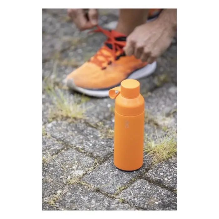 Botella de agua con aislamiento al vacío de 500 ml 70% Acero inoxidable reciclado, 10% Plástico PET, 10% Plástico PET reciclado, 10% Plástico - Qepe miniatura 3