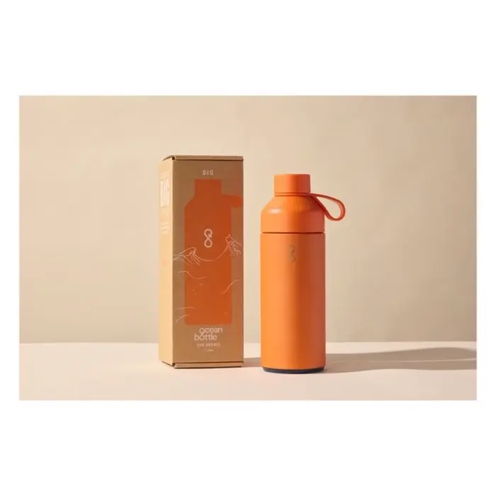Botella de agua con aislamiento al vacío de 1000 ml Acero inoxidable reciclado, 25% Plástico PET, 50% Plástico PET reciclado, 25% Plástico de - Keda miniatura 2