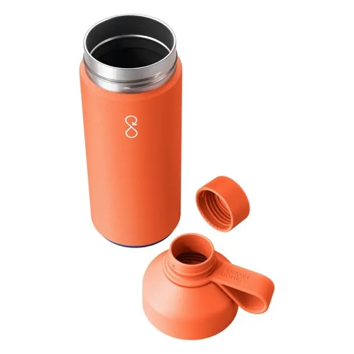 Botella de agua con aislamiento al vacío de 1000 ml Acero inoxidable reciclado, 25% Plástico PET, 50% Plástico PET reciclado, 25% Plástico de - Keda miniatura 3