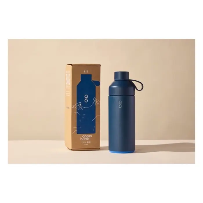 Botella de agua con aislamiento al vacío de 1000 ml Acero inoxidable reciclado, 25% Plástico PET, 50% Plástico PET reciclado, 25% Plástico de - Keda miniatura 2