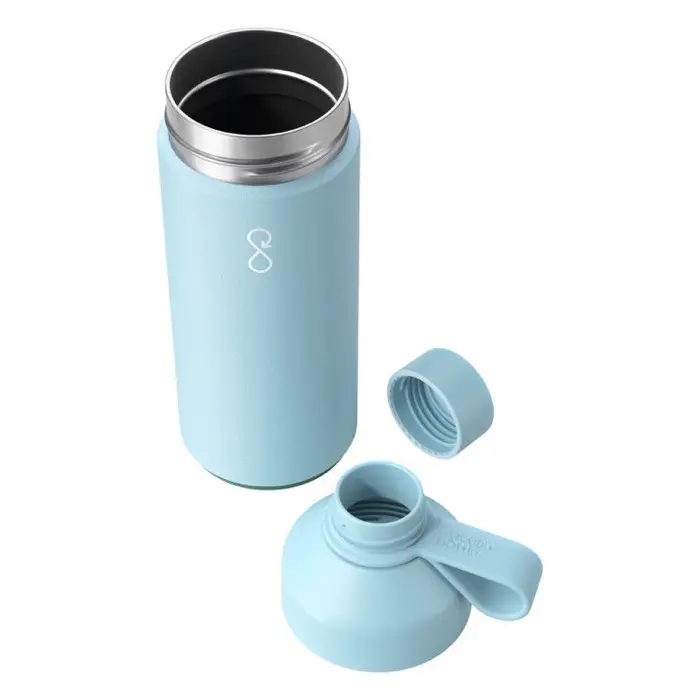 Botella de agua con aislamiento al vacío de 1000 ml Acero inoxidable reciclado, 25% Plástico PET, 50% Plástico PET reciclado, 25% Plástico de - Keda miniatura 3