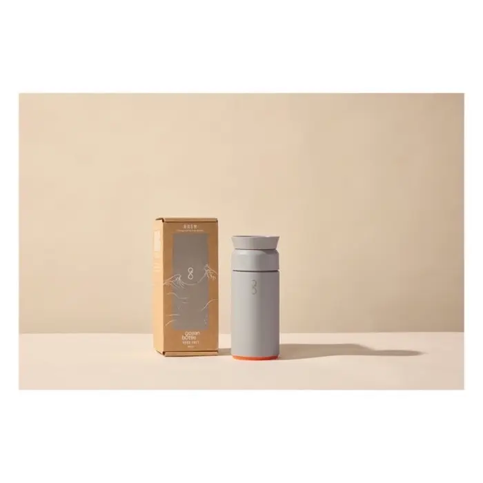 Termo de 350 ml Acero inoxidable reciclado, 50% Plástico PET, 25% Plástico PET reciclado, 25% Plástico de - Peci miniatura 2