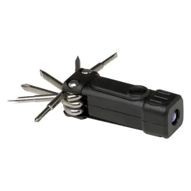 Set de destornilladores de plástico reciclado 8 en 1 RCS con linterna Plástico ABS reciclado - Koje