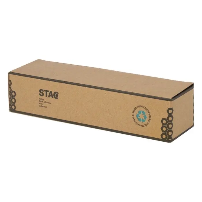 Linterna de plástico reciclado con mosquetón de bambú/RCS Plástico ABS reciclado, Madera de bambú - Gaqe miniatura 2