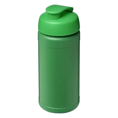 Bidón deportivo con tapa Flip de material reciclado de 500 ml Plástico HDPE reciclado Plástico PP - Yaba