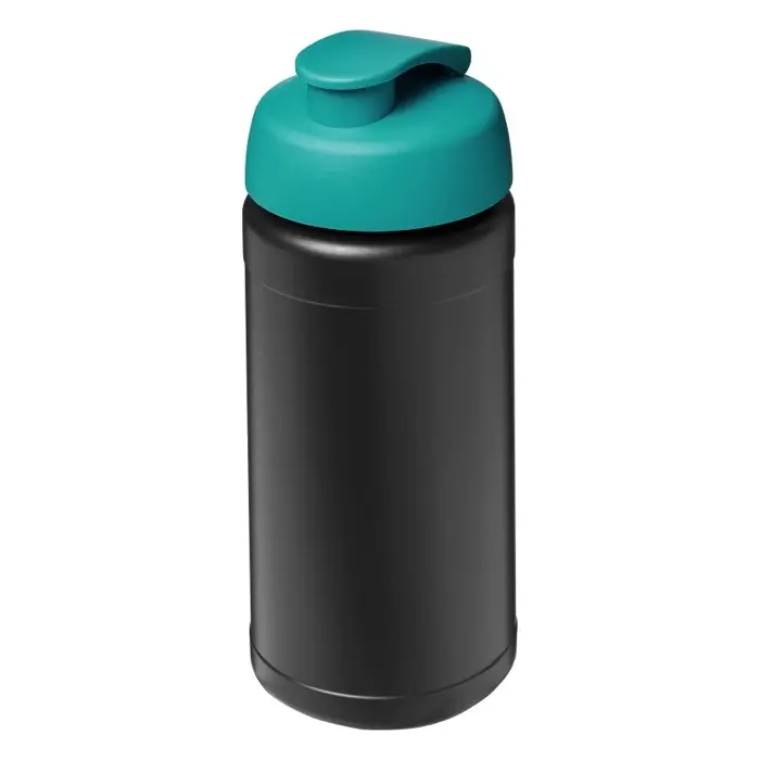 Bidón deportivo con tapa Flip de material reciclado de 500 ml Plástico HDPE reciclado Plástico PP - Yaba miniatura 1